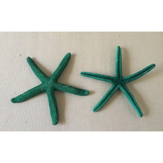 Etoile Long Bras verte 8/10cm lot de 25