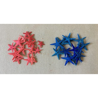 Star of the Sea 1/3cm Blue or Red (pack of 100)