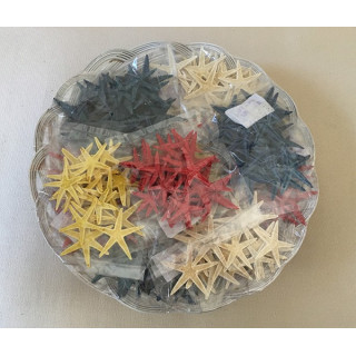 Trash with 300 mini starfish 4/5cm