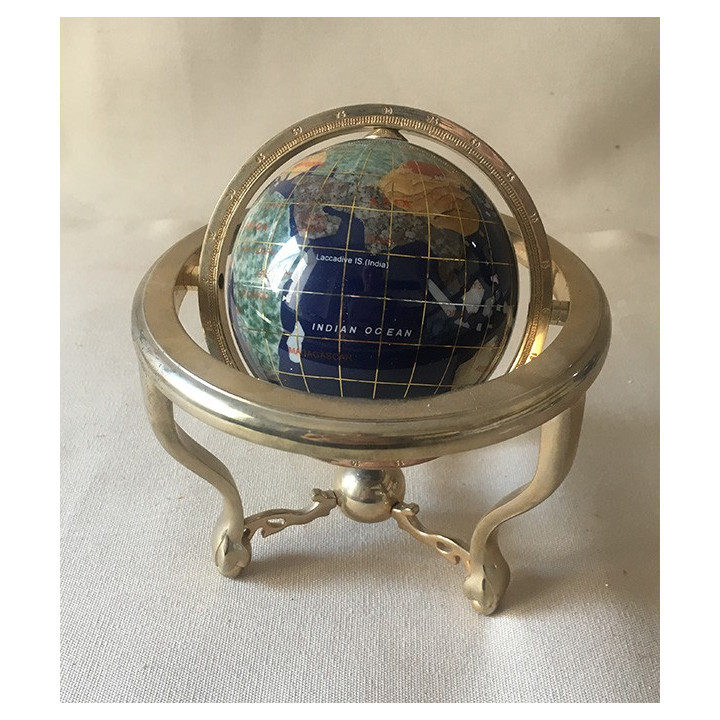 Mappemonde Lapis Tripode 75mm lot de 1