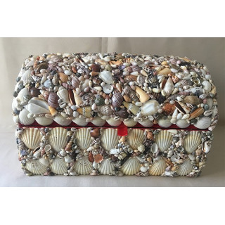 Coffret en coquillages 52X30CM