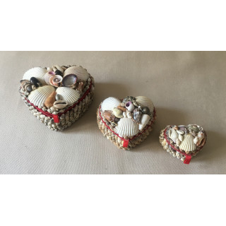 Jewelry box Form Big Model Heart 10/13cm lot of 12