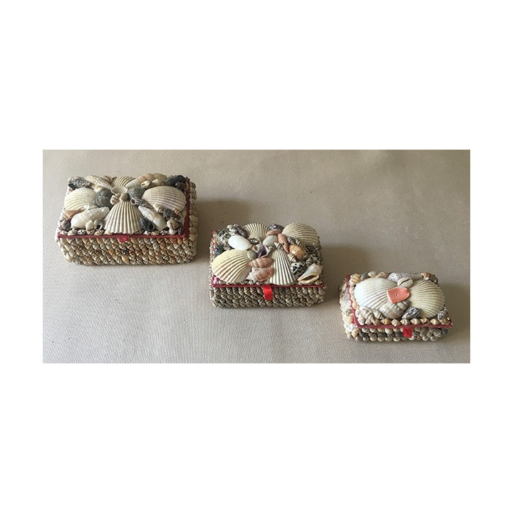 Large rectangular jewelry box model 10x13cm lot of 12