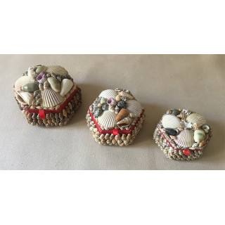 Hexagonal Jewelry Box Small Model 7cm lot of 12