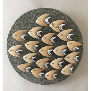 Décor Mural Poisson Rond 32cm 19 