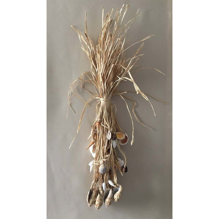 Shell with Raphia tie by 1