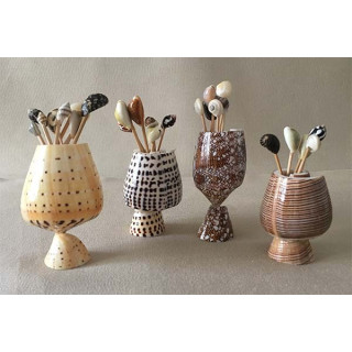 Porte Pique Bout Coquillages lot de 12