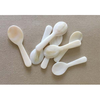Petite Cuillère en Nacre 6cm par 12