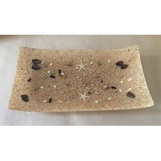 Flat Rectangle Sable Bottom 14x24cm lot of 2