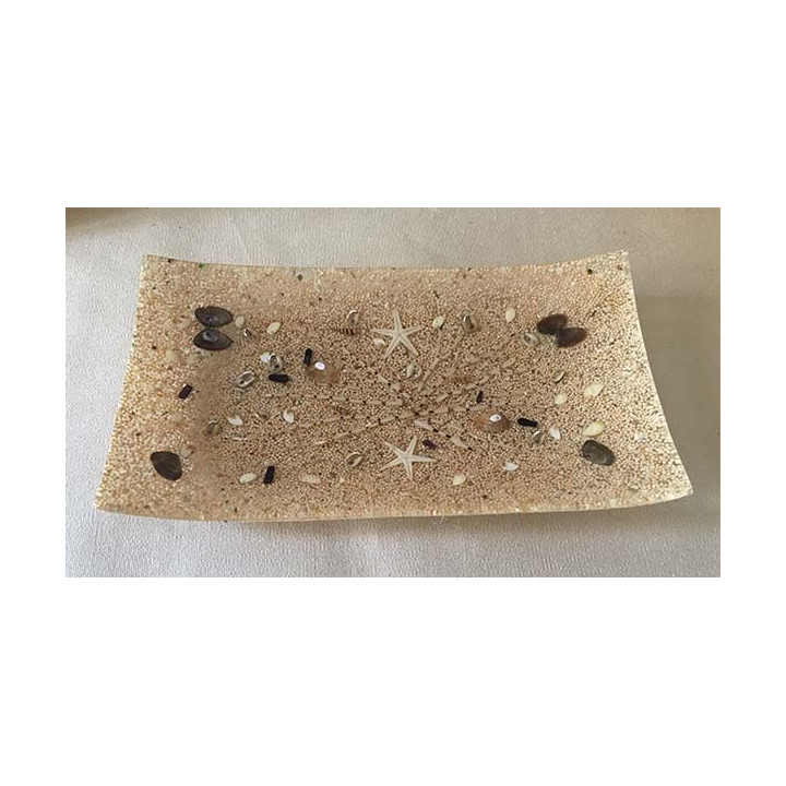 Flat Rectangle Sable Bottom 14x24cm lot of 2