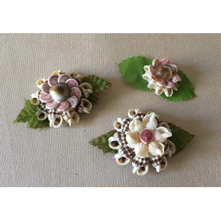 Fleur Coquillages Déco Table lot de 12