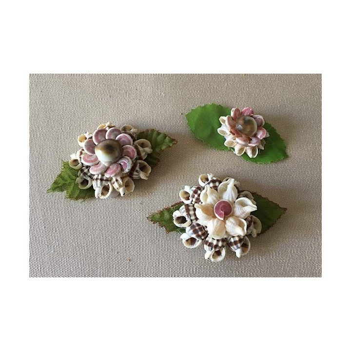 Fleur Coquillages Déco Table lot de 12