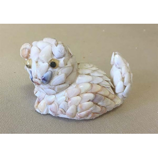 Cat Lying Shells 7cm by 10