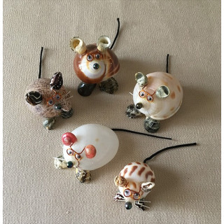 Mouse Shell Family of 10 per batch of 3