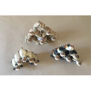 Pyramid Turtles Matched Lot of 12