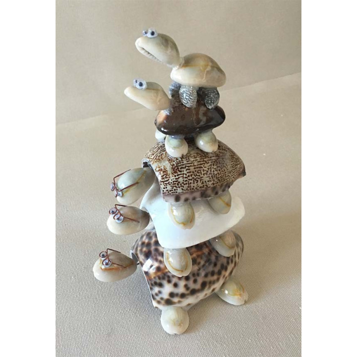 Turtles Stacked Heads - Mobile Tails lot of 12