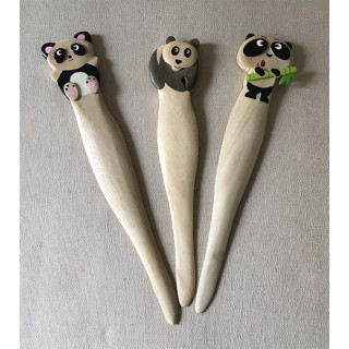 Panda Bamboo Paper Cup assorted lot of 12