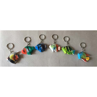 Key door wood fish 5cm Matching models by 24