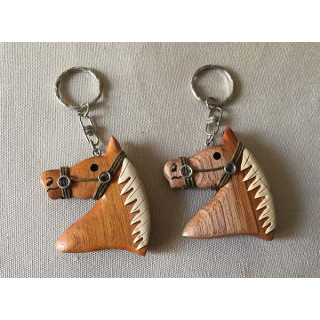 Porte Clef Tête de Cheval lot de 6