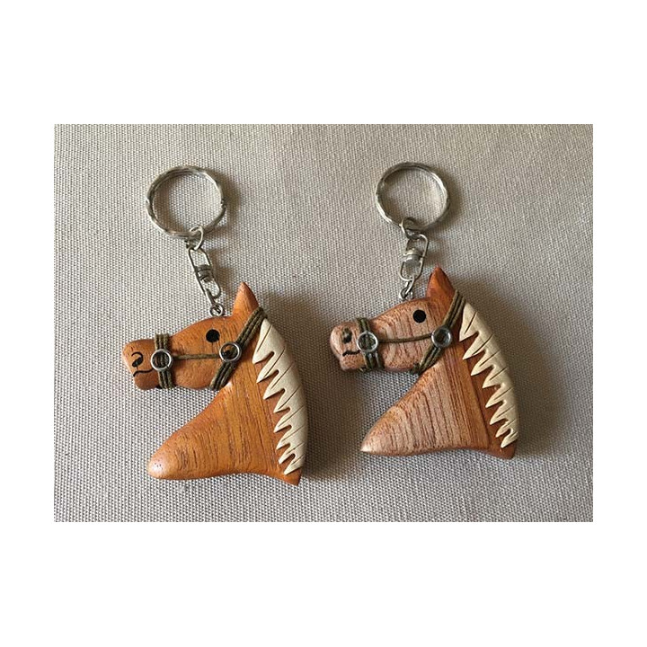 Porte Clef Tête de Cheval lot de 6