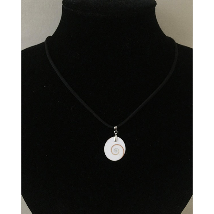 Shiva Eye pendant on cord by 12