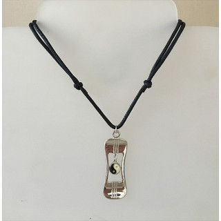 Pendentif snow sur cordon lot de 12