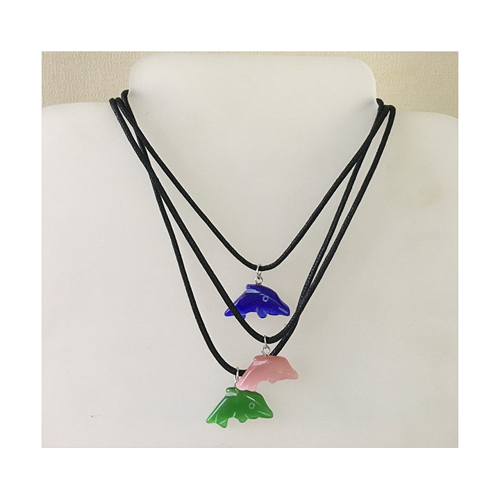 Cat Eye pendant on Cordon lot of 12