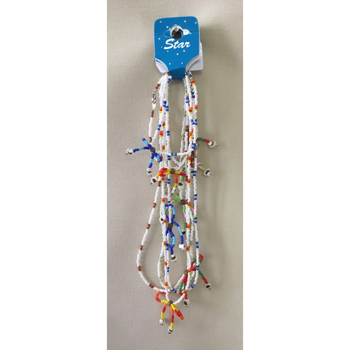 Parure Collier Bracelet Minis Perles lot de 24