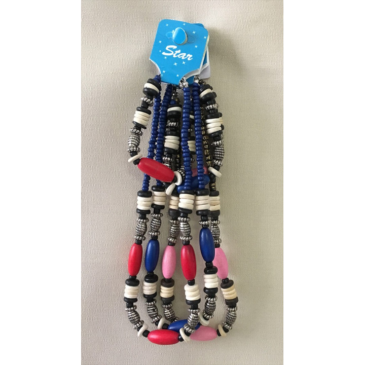 Parure Collier Bracelet Grosses Perles lot de 24