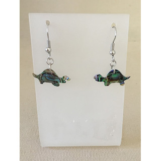Boucles d'oreilles Abalone Paua tortue lot de 6