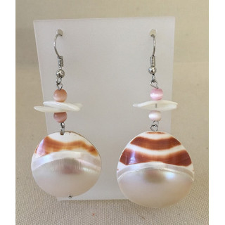 Boucles d'oreilles Crochet Nautile lot de 6