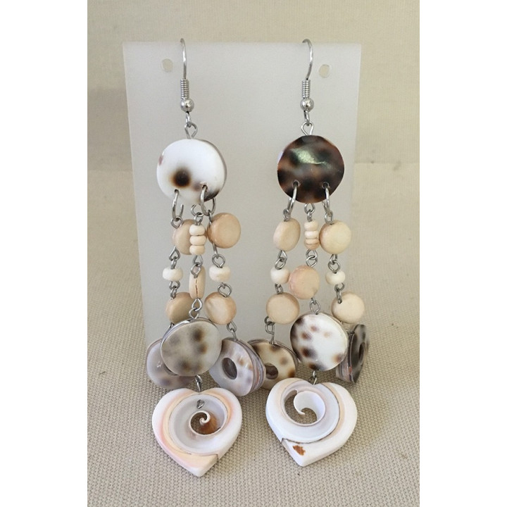 Boucles d'oreilles crochet Tigirs / Luhuanus lot de 6