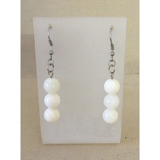 Boucles d'oreilles Crochet "Perle des Mers" lot de 6