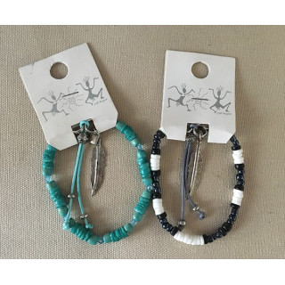 Bracelets with Pendants Feather matching colors by 24