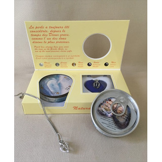 Pearl in the Oyster with Chain and Cage Heart lot of 24