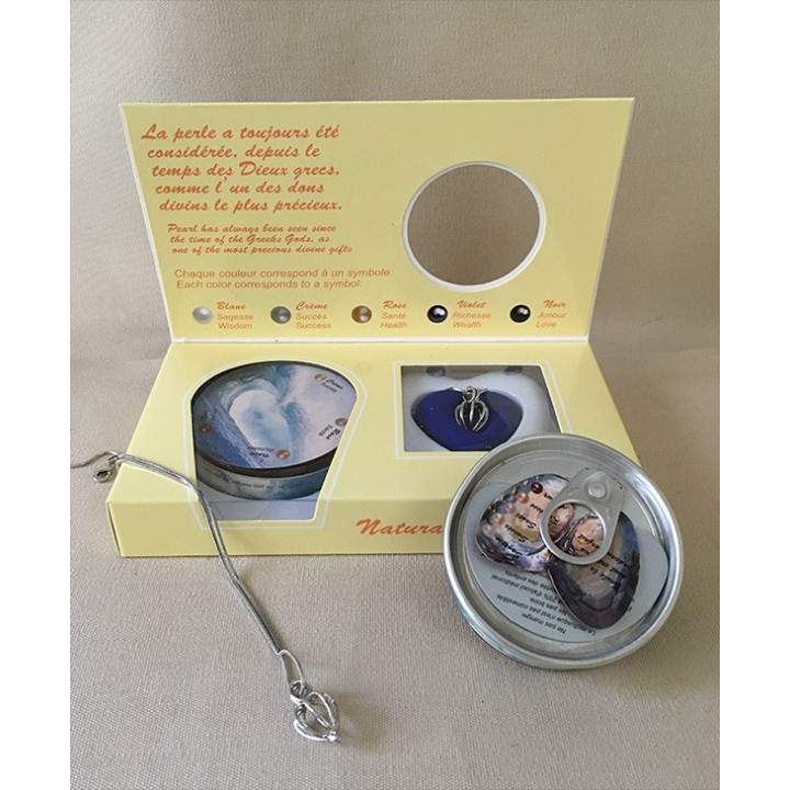 Pearl in the Oyster with Chain and Cage Heart lot of 24