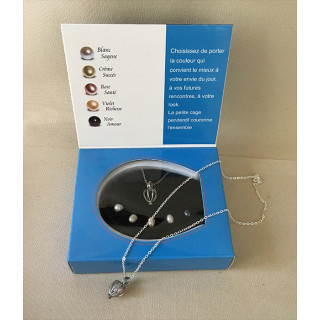 Box 5 Pearls with Chaine - Cage lot of 24