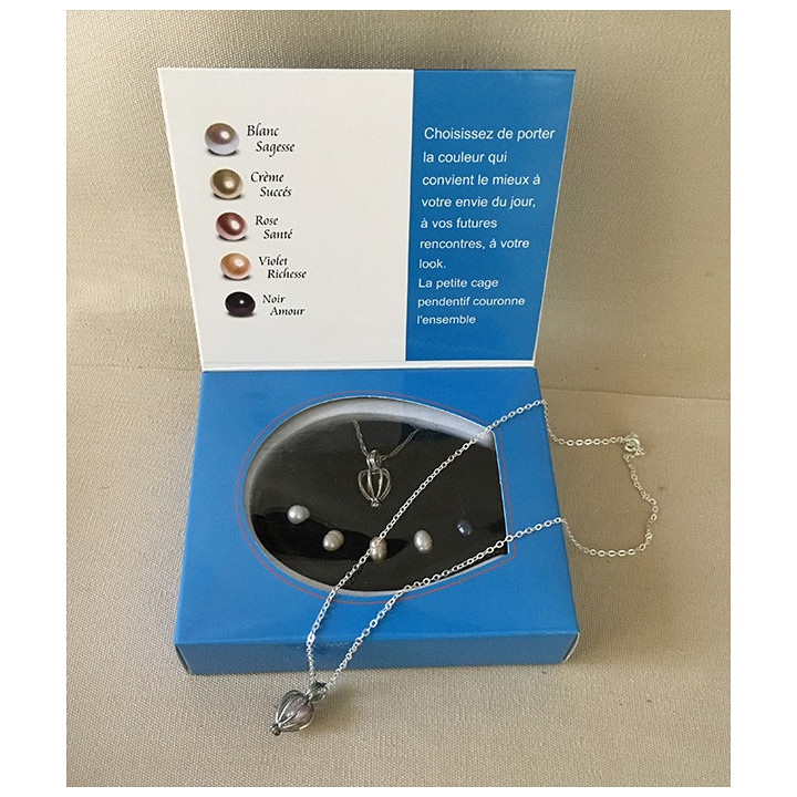 Box 5 Pearls with Chaine - Cage lot of 24