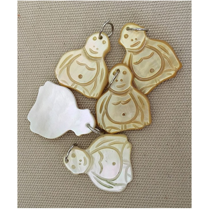 Pendentif Boudha lot de 12