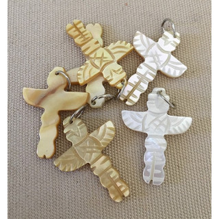 Nacre Totem pendant lot of 12