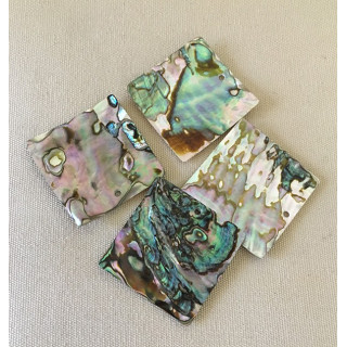 Pendentif Abalone Carré 42mm lot de 10