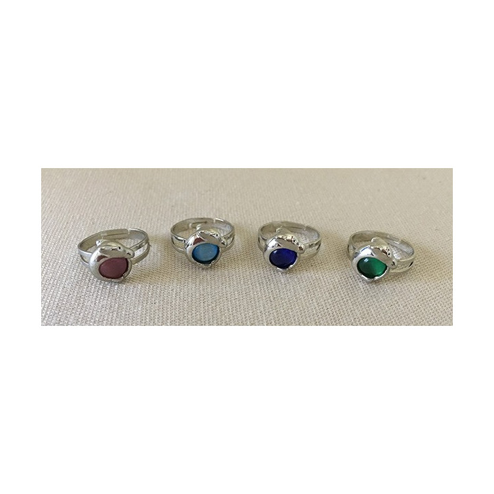 Bague Dauphin Oeil de Chat lot de 36