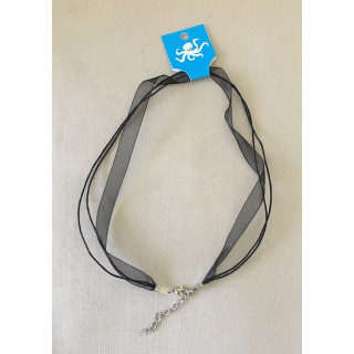 Lacet noir 3 brins par 25