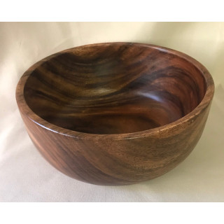 Saladier en bois dia 30cm x H 12cm par 1