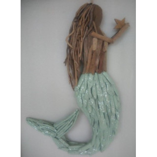 Sirene 2 couleurs bois flotté 71 cm par 1