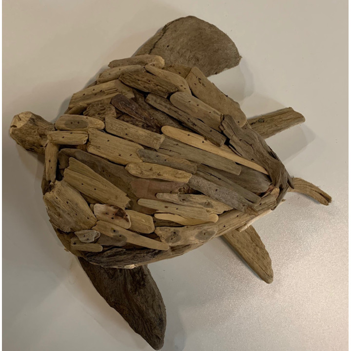 Tortue bois flotté 40.5 cm par 1