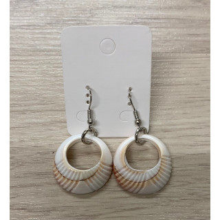 Boucles d'oreille crochet cercle luhuanus par 12