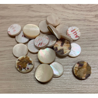 Mini pastille de nacre 7/8mm sachet de 100grs par 6