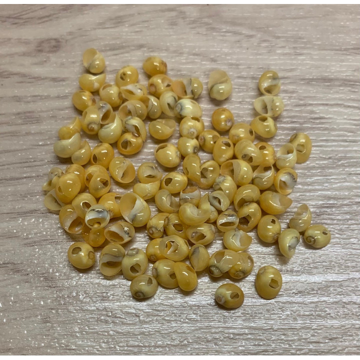 Mango Jaune Perforée environ 200p lot de 3