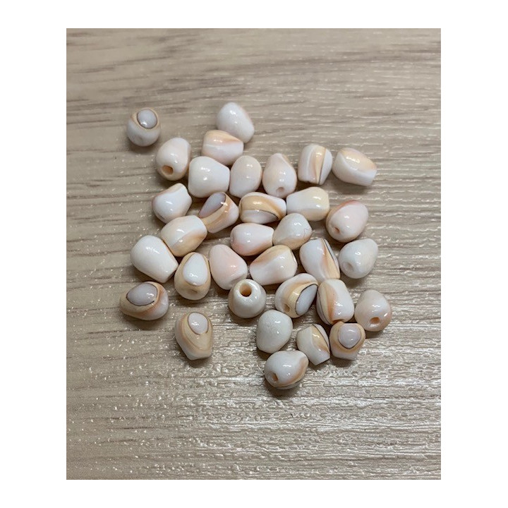 Larme de Luhuanus Perforée 5mm 42p lot de 3